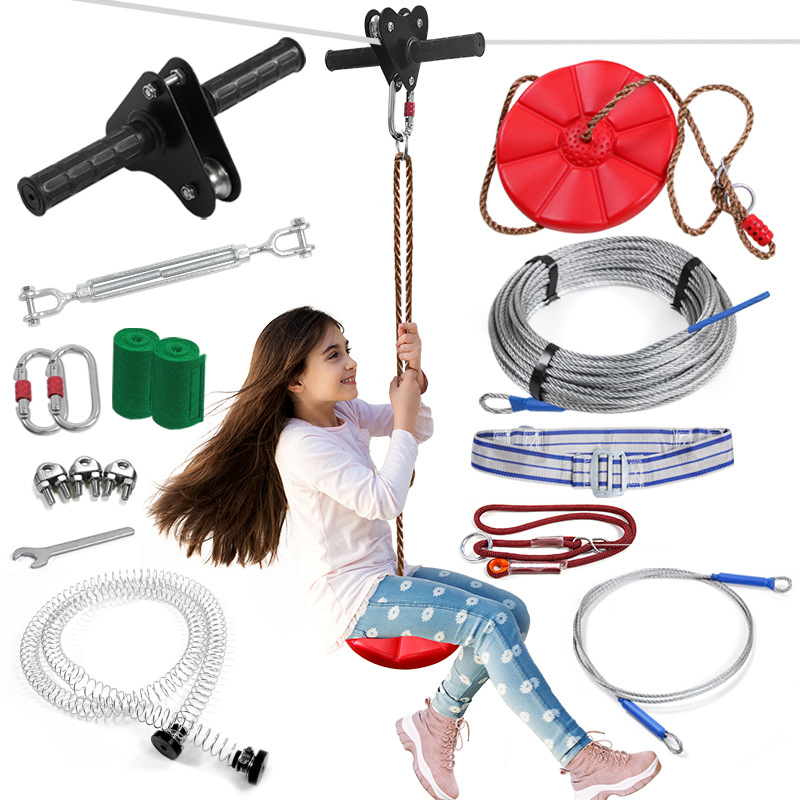 Kids Zipline Kit with Disc Swi - Outdoor Adventure Ziplines & Waterfall Puerto Vallarta 评论和价格